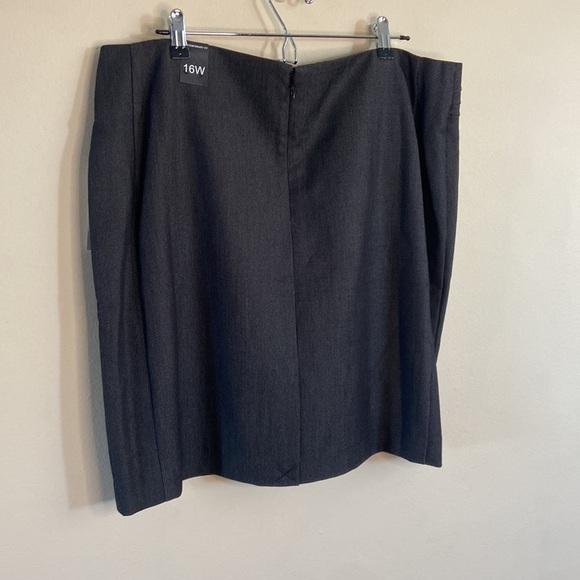 New Grey Amanda + Chelsea Mini Skirt Tight Short Stetch Plus 18W Basics Neutral - Picture 7 of 7